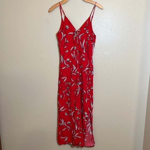 BARDOT Red Floral Summer Maxi Dress - Picture 1 of 15